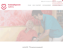 Tablet Screenshot of krankenpflegeverein-jagdberg.at